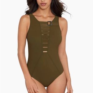 NWT Triomphe Constantine One Piece Swimsuit Evoo, 10, creators of Miraclesuit